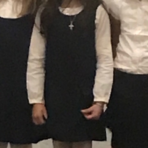 Liz claiborne dress size 6 navy - Picture 1 of 8